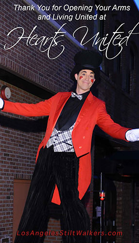 stilt walker